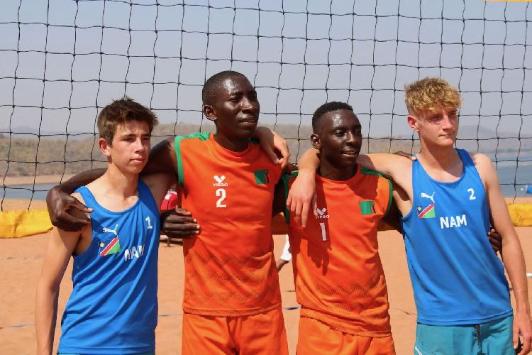Namibia win unexpected silver volleyball medal Namibia win unexpected silver volleyball medal