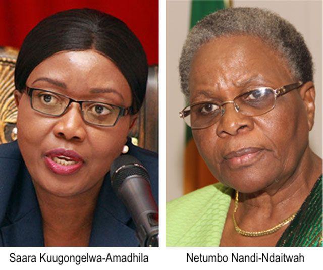 Nandi-Ndaitwah and Kuugongelwa-Amadhila nominated for Swapo vice presidency Nandi-Ndaitwah and Kuugongelwa-Amadhila nominated for Swapo vice presidency