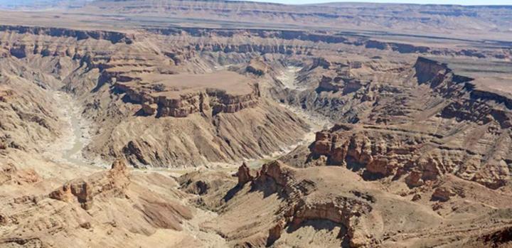 Remains of tourist discovered in Fish River Canyon Remains of tourist discovered in Fish River Canyon