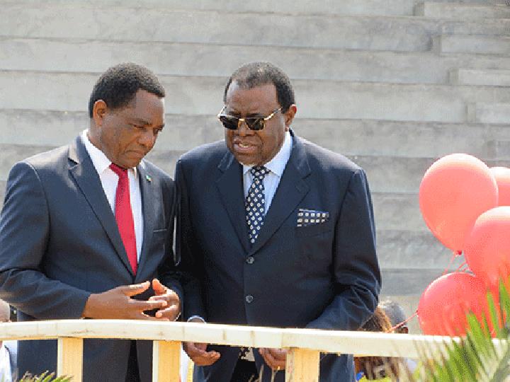Geingob, HH tout smart partnerships Geingob, HH tout smart partnerships