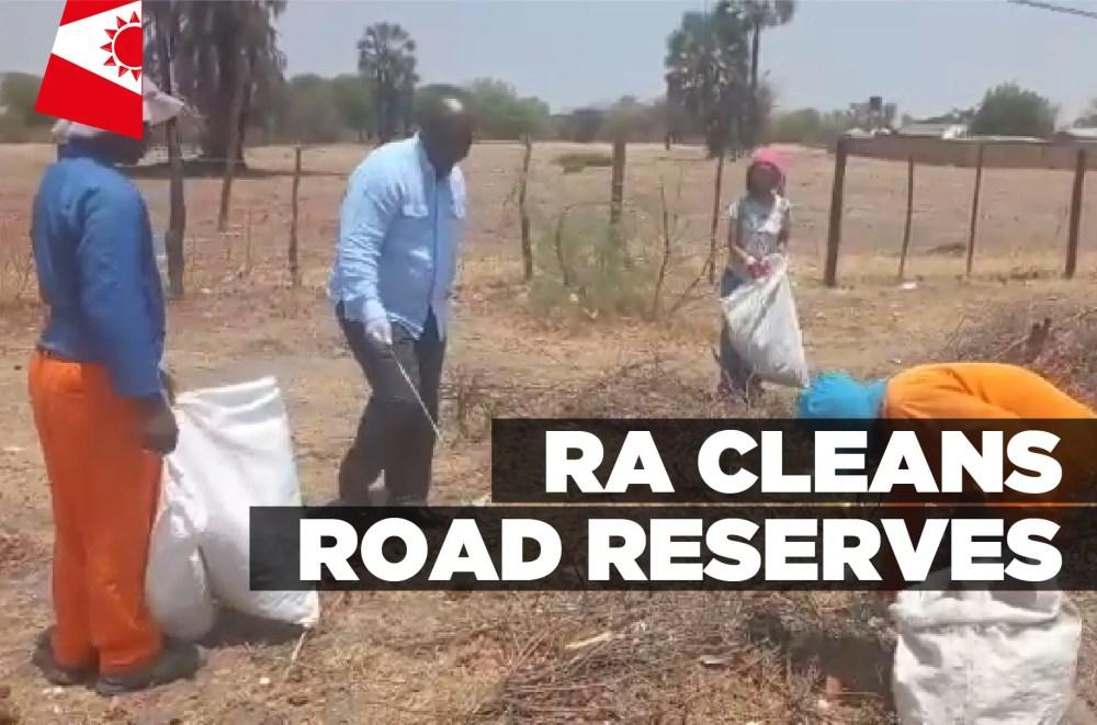 RA cleans road reserves RA cleans road reserves