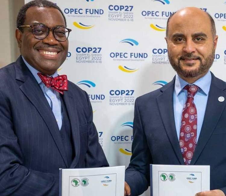 OPEC Fund and AfDB Strengthen Ties at COP27 OPEC Fund and AfDB Strengthen Ties at COP27