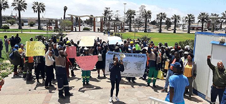 Walvis Bay workers condemn 'bullying' Walvis Bay workers condemn 'bullying'