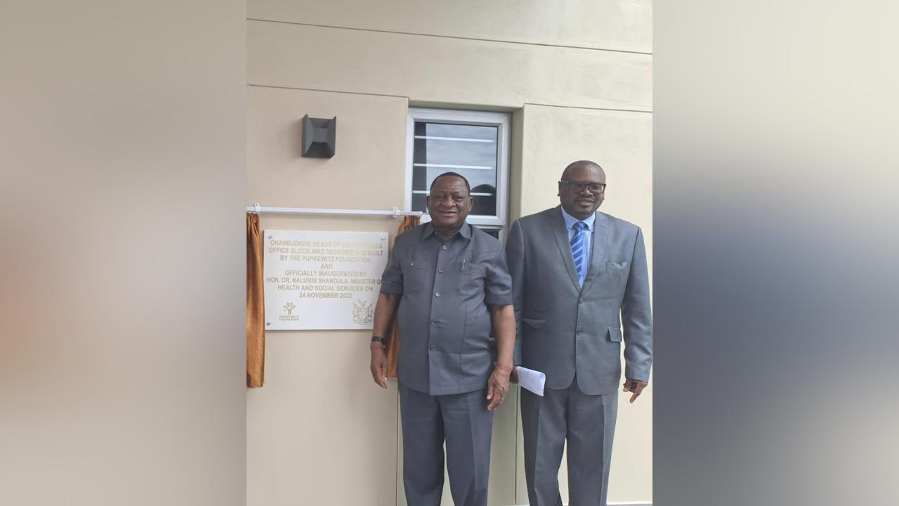 New Onandjokwe hospital offices opened New Onandjokwe hospital offices opened