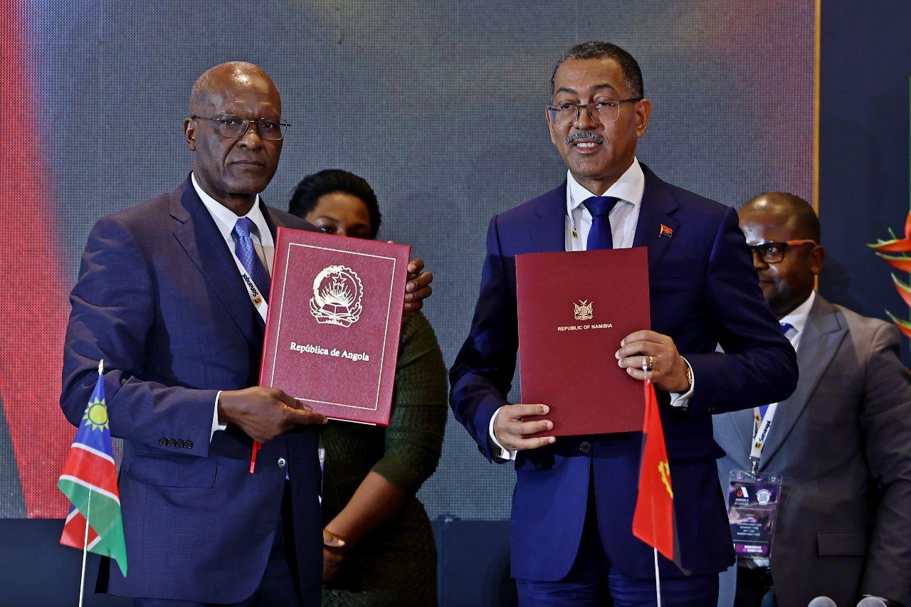 Namibia and Angola Ministries Sign Memorandum of Understanding (MoU) for Bilateral Cooperation at Angola Oil & Gas (AOG) 2022 Namibia and Angola Ministries Sign Memorandum of Understanding (MoU) for Bilateral Cooperation at Angola Oil & Gas (AOG) 2022