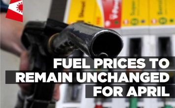 Fuel prices to remain unchanged for April Fuel prices to remain unchanged for April