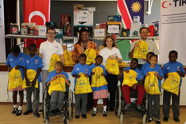 TİKA donates to Dagbreek Resource School - Namibia