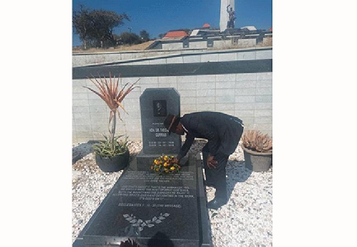 A visit to the final resting place of TheoBen Gurirab Namibia