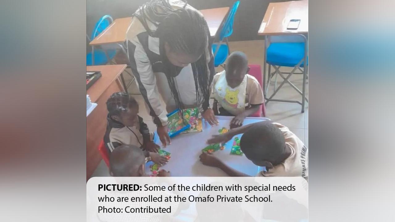 Omafo School caters for children living with disabilities Omafo School caters for children living with disabilities