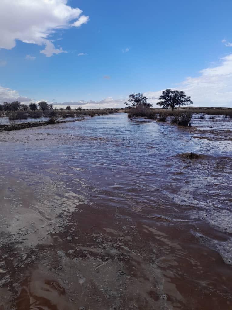 The Calueque Dam almost full to capacity - Namibia