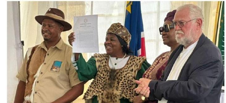 !Khomanin Traditional Authority take ownership of new communal land !Khomanin Traditional Authority take ownership of new communal land