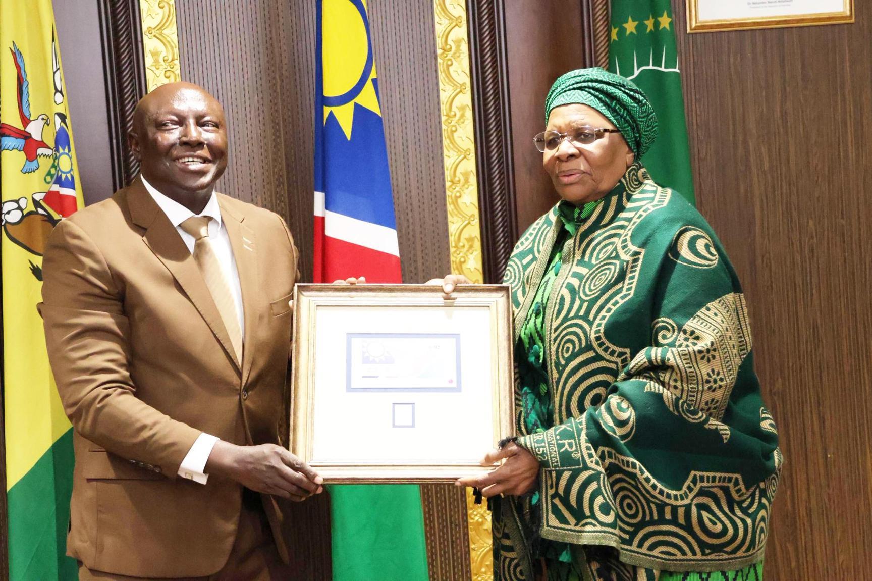 Namibia's Democracy Etched in Stamps