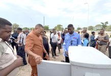 Trans-Caprivi highway at Ndiyona lights up Trans-Caprivi highway at Ndiyona lights up