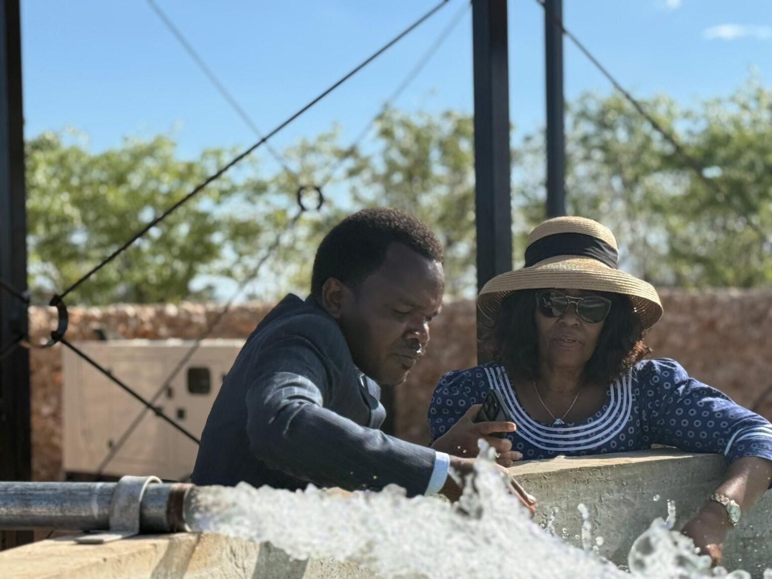 Zaamwani inaugurates the Onamatanga Water Supply Scheme Zaamwani inaugurates the Onamatanga Water Supply Scheme