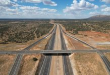 Airport freeway inaugurated Airport freeway inaugurated