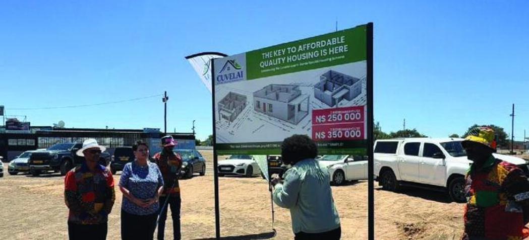 Cuvelai housing scheme targets 100 000 houses nationwide Cuvelai housing scheme targets 100 000 houses nationwide