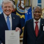 Ambassador Hellao Presents Credentials to President Trump Ambassador Hellao Presents Credentials to President Trump
