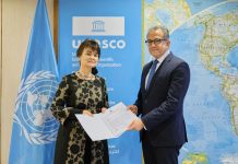 Namibia presents credentials to new UNESCO Director-General Namibia presents credentials to new UNESCO Director-General