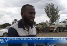 Keetmanshoop Municipality Warns Against Illegal Dumping Keetmanshoop Municipality Warns Against Illegal Dumping