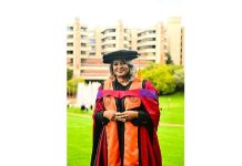 Geingos dedicates honorary PhD to Geingob Geingos dedicates honorary PhD to Geingob