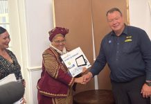 Vice President Witbooi Receives Donation for Omaheke School Vice President Witbooi Receives Donation for Omaheke School