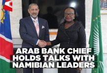 Arab Bank President Visits Namibia for Economic Talks Arab Bank President Visits Namibia for Economic Talks