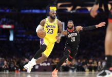 Lakers Defeat Rockets; Nuggets Knicks and Cavs Win Lakers Defeat Rockets; Nuggets Knicks and Cavs Win