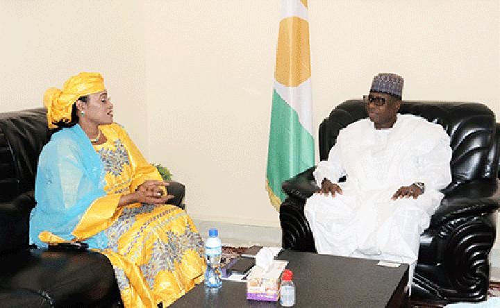 Au Conseil Economique Social et Culturel (CESOC) : M. Malam Maïrou Ligari s’entretient avec la CEO de 2MINVEST, la société Mata et Matassa Investing S.A Au Conseil Economique Social et Culturel (CESOC) : M. Malam Maïrou Ligari s’entretient avec la CEO de 2MINVEST, la société Mata et Matassa Investing S.A