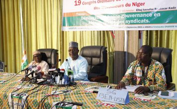 La Démocratie et la bonne gouvernance en Afrique, le rôle des syndicats, au centre des travaux du19ème congrès ordinaire de l’USTN La Démocratie et la bonne gouvernance en Afrique, le rôle des syndicats, au centre des travaux du19ème congrès ordinaire de l’USTN