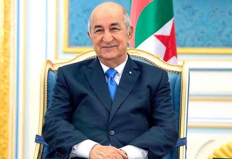 Le Président algérien Abdelmadjid Tebboune
