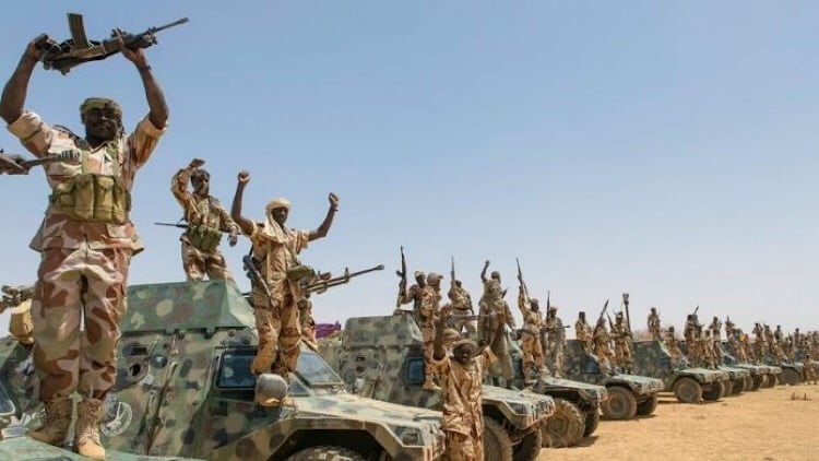 Soldats tchadiens aux frontières libyennes