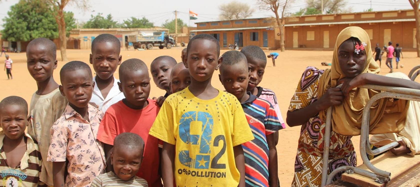 Des enfants dans une école à Niamey