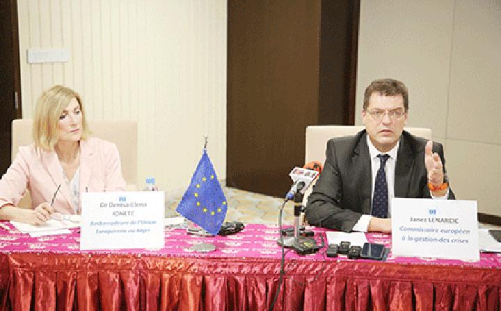 Conférence de presse du commissaire de l’UE à la gestion des crises : M. Janez Lenarcic annonce l’augmentation de l’enveloppe destinée au Niger Conférence de presse du commissaire de l’UE à la gestion des crises : M. Janez Lenarcic annonce l’augmentation de l’enveloppe destinée au Niger