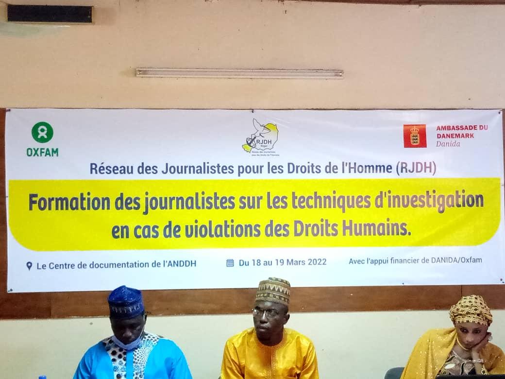 Niamey : Les journalistes outillés sur les techniques d’investigation en cas de Violation des Droits Humains Niamey : Les journalistes outillés sur les techniques d’investigation en cas de Violation des Droits Humains