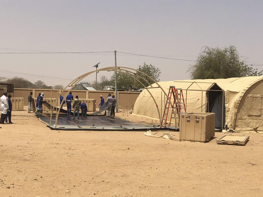 Les États-Unis font don d'un hôpital de campagne mobile  de 30 lits au Niger