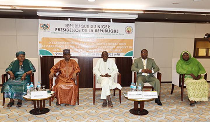 Atelier sur l’élaboration du Plan d’Action National (PAN) : Pour une meilleure compréhension des défis liés à l’intégration du PAN dans le PDES 2022-2026 Atelier sur l’élaboration du Plan d’Action National (PAN) : Pour une meilleure compréhension des défis liés à l’intégration du PAN dans le PDES 2022-2026