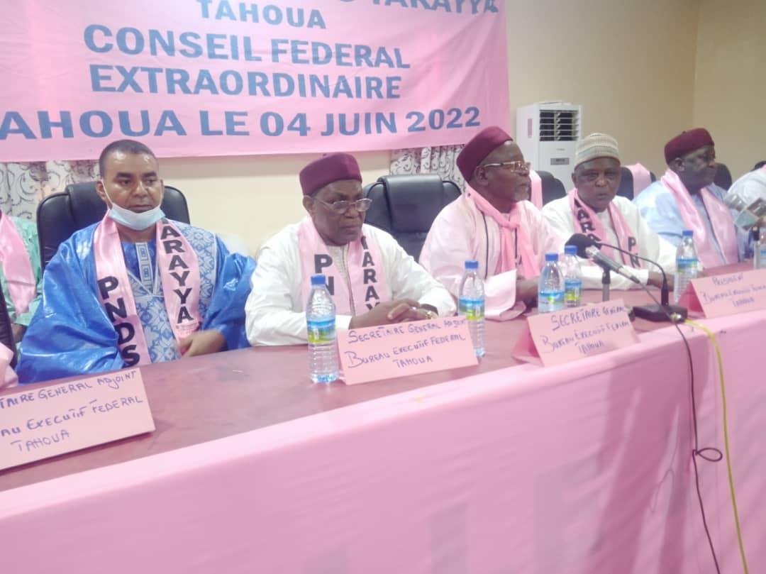 Le PNDS-Tarayya tient son Conseil Fédéral extraordinaire à Tahoua Le PNDS-Tarayya tient son Conseil Fédéral extraordinaire à Tahoua