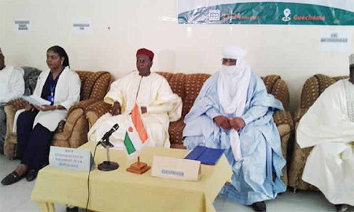 Dosso : Forum communautaire sur le renforcement de la cohésion sociale, la paix et la sécurité dans la commune de Guéchémé Dosso : Forum communautaire sur le renforcement de la cohésion sociale, la paix et la sécurité dans la commune de Guéchémé