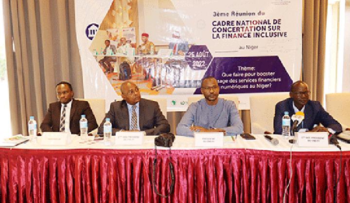 3ème Réunion du Cadre National de Concertation sur la Finance Inclusive (CNC-FI) : Des échanges sur l’interopérabilité des services financiers numériques et l’éducation financière 3ème Réunion du Cadre National de Concertation sur la Finance Inclusive (CNC-FI) : Des échanges sur l’interopérabilité des services financiers numériques et l’éducation financière