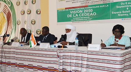 Atelier de formation des formateurs sur la Vision 2050 de la CEDEAO : Accélérer l’adhésion des populations à ce grand projet communautaire Atelier de formation des formateurs sur la Vision 2050 de la CEDEAO : Accélérer l’adhésion des populations à ce grand projet communautaire