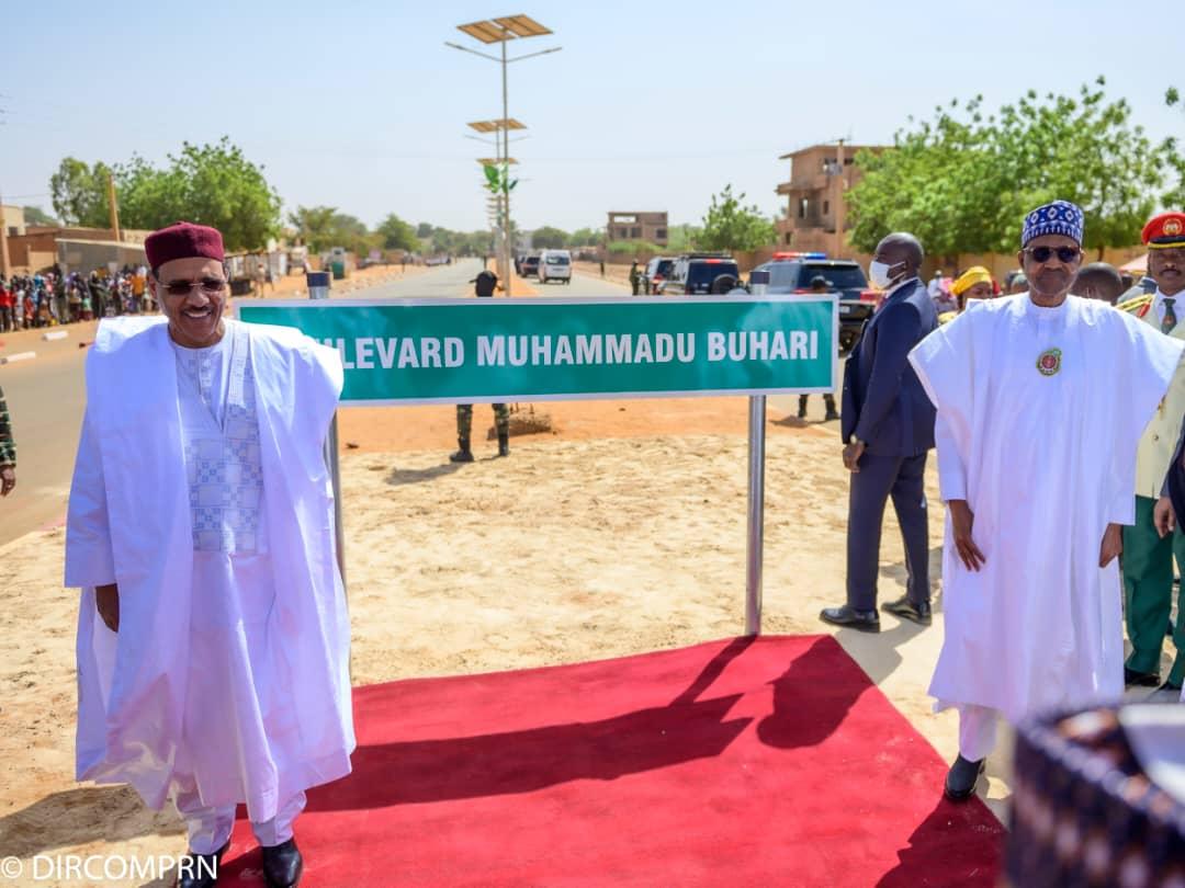 Niamey : Un Boulevard d’environ 4 km de long baptisé au nom du Président Nigérian Muhammadu Buhari Niamey : Un Boulevard d’environ 4 km de long baptisé au nom du Président Nigérian Muhammadu Buhari