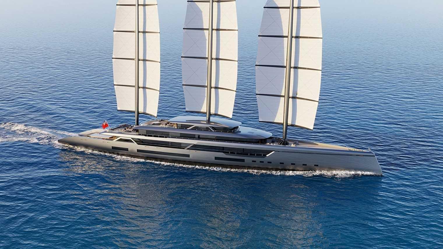 À la fois yacht et voilier, ce navire génère sa propre électricité ! À la fois yacht et voilier, ce navire génère sa propre électricité !