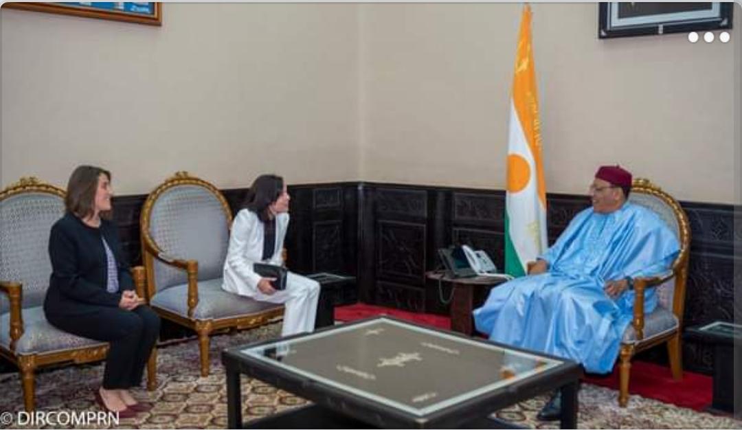 Le Président Mohamed Bazoum s’entretient avec la Cheffe de la coopération suisse au Niger Le Président Mohamed Bazoum s’entretient avec la Cheffe de la coopération suisse au Niger