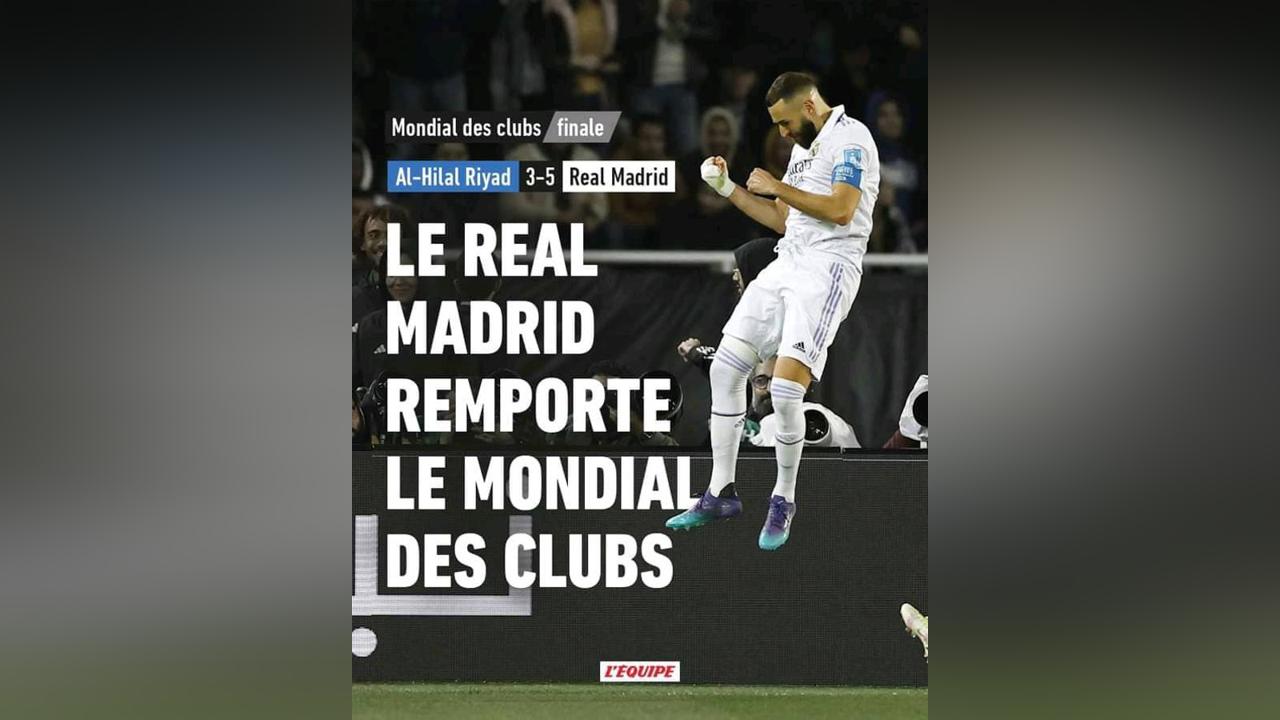 Coupe du monde des clubs FIFA 2022 : Le Real de Madrid remporte le 5e trophée de la coupe du monde des clubs Coupe du monde des clubs FIFA 2022 : Le Real de Madrid remporte le 5e trophée de la coupe du monde des clubs