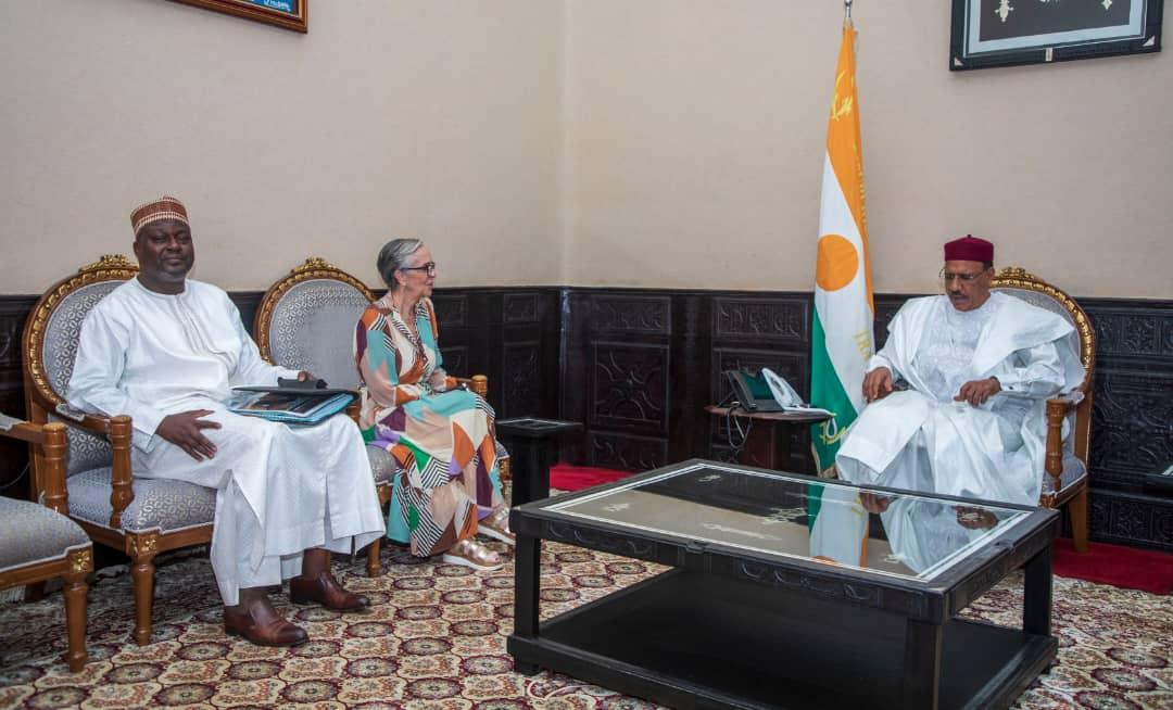 Le Président de la République s’entretient avec la Présidente du R20 Paris-FVAF Le Président de la République s’entretient avec la Présidente du R20 Paris-FVAF