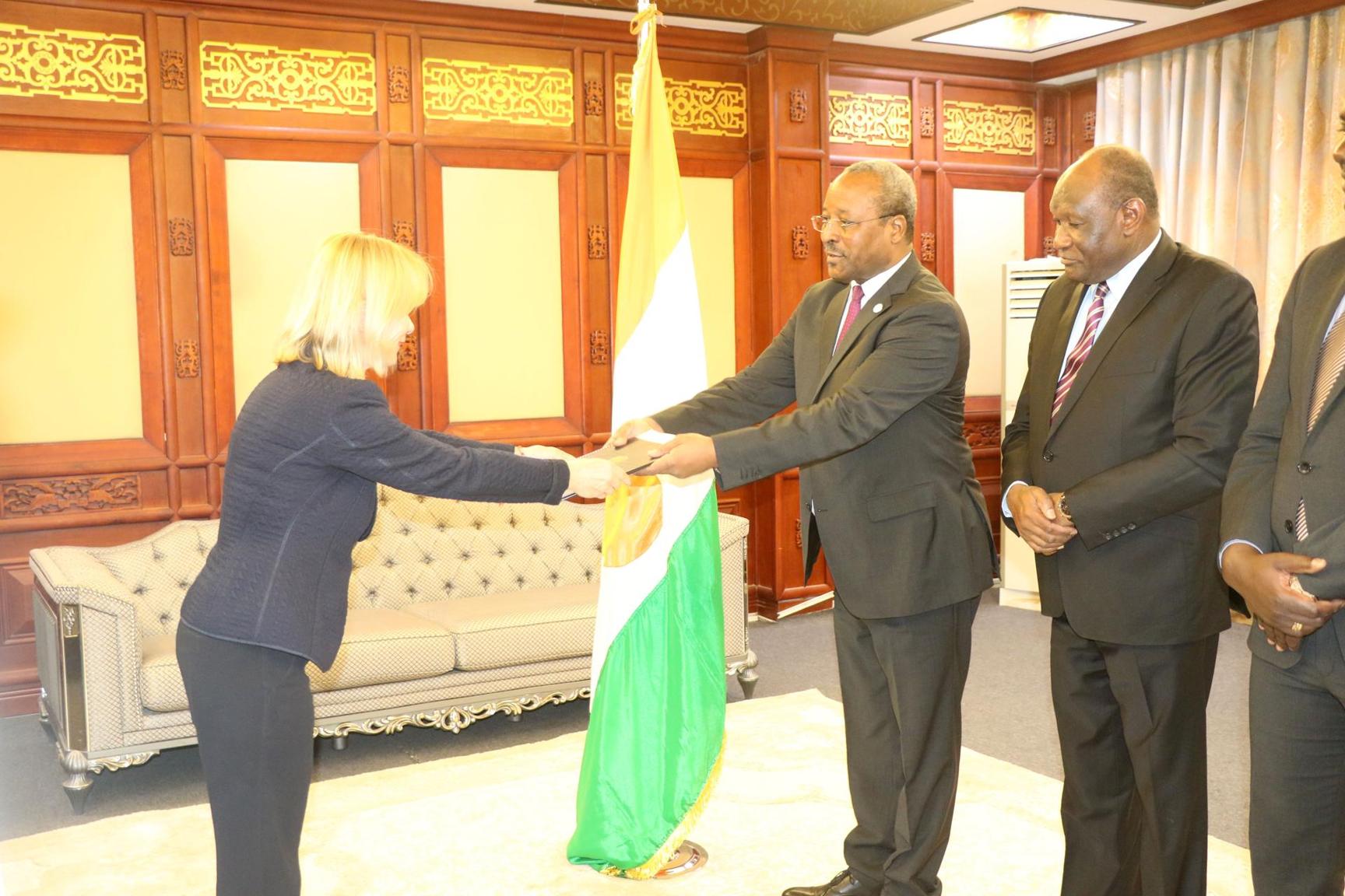 L’ambassadeur d’Autriche au Niger présente sa copie figurée au ministre des Affaires Etrangères L’ambassadeur d’Autriche au Niger présente sa copie figurée au ministre des Affaires Etrangères