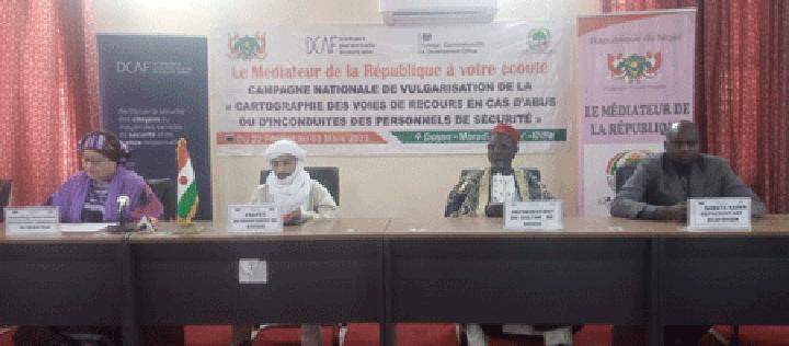 Dosso/Social : Vulgarisation de la cartographie des voies de recours en cas d’abus de la part des personnels de sécurité Dosso/Social : Vulgarisation de la cartographie des voies de recours en cas d’abus de la part des personnels de sécurité