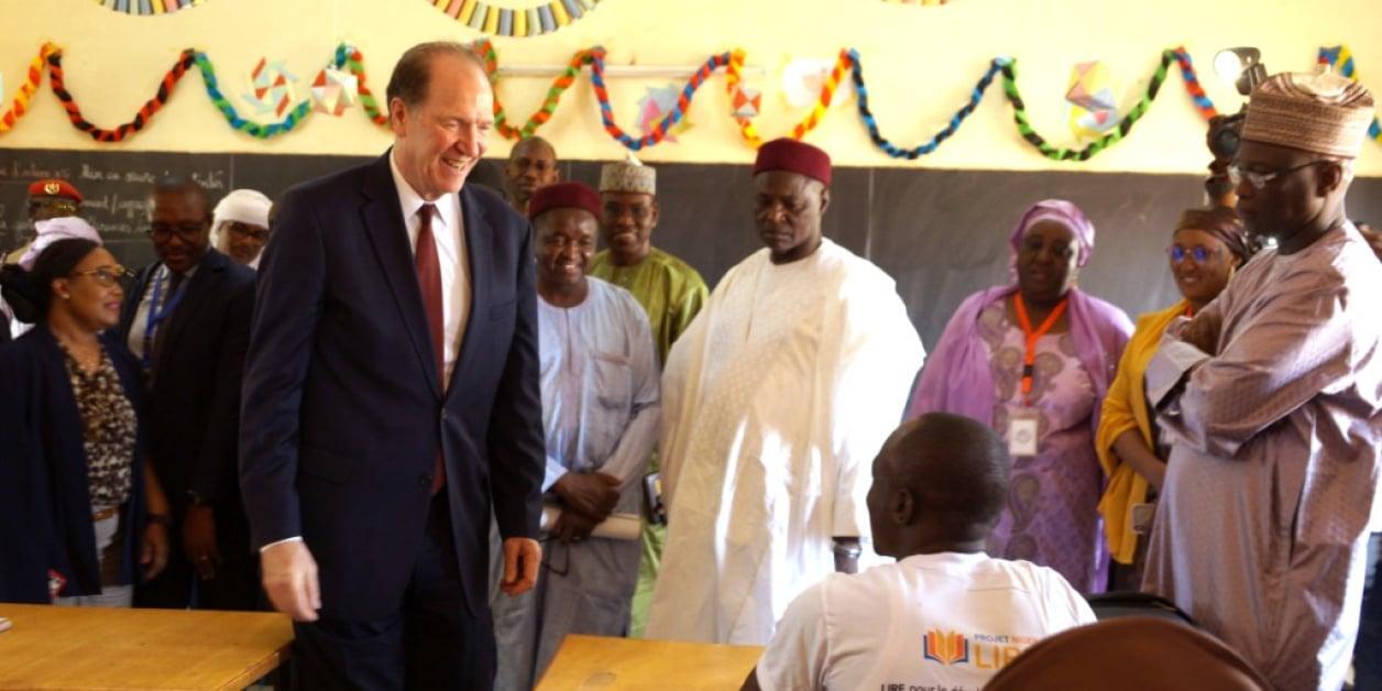 David Malpass au Niger : la sécurité « indispensable au développement » David Malpass au Niger : la sécurité « indispensable au développement »