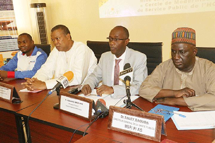 Lancement du «cercle de modernisation des services publics» de l’Hôpital Général de Reference de Niamey : Pour améliorer l’efficacité et l’accessibilité aux soins et services Lancement du «cercle de modernisation des services publics» de l’Hôpital Général de Reference de Niamey : Pour améliorer l’efficacité et l’accessibilité aux soins et services