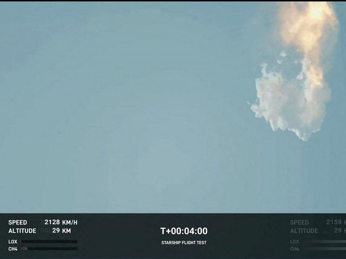 Starship, la mégafusée de SpaceX, a décollé... et explosé en vol Starship, la mégafusée de SpaceX, a décollé... et explosé en vol